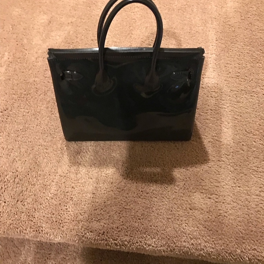 Women's Handbag made of hard plastic. A push lock. BUY ONE GET ONE FREE - Picture 5 of 8